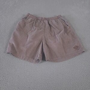 Crazy Shirts Shorts Mens XL Chocolate Dyed Cotton Twill Elastic Waist Relaxed